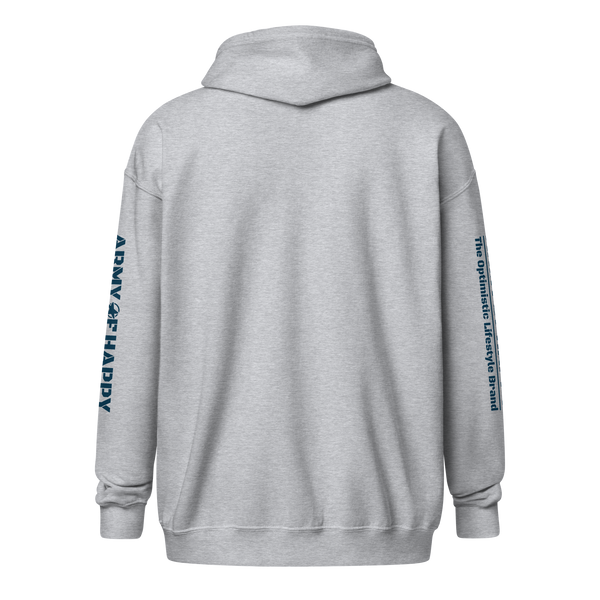 Brick Logo Unisex heavy zip hoodie