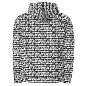  monochrome pattern back view