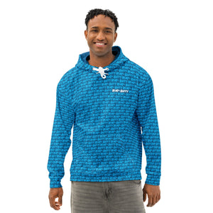 AOH Lounge Hoodie with all-over Army of Happy logo print