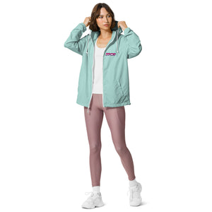 Army of Happy windbreaker with playful font logo