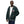 Happy Soldier Windbreaker in Classic Navy, angled left-front view of the lightweight zip-up jacket.